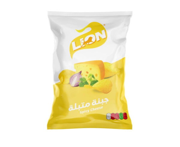 شيبس ليون جبنة متبله 50غم