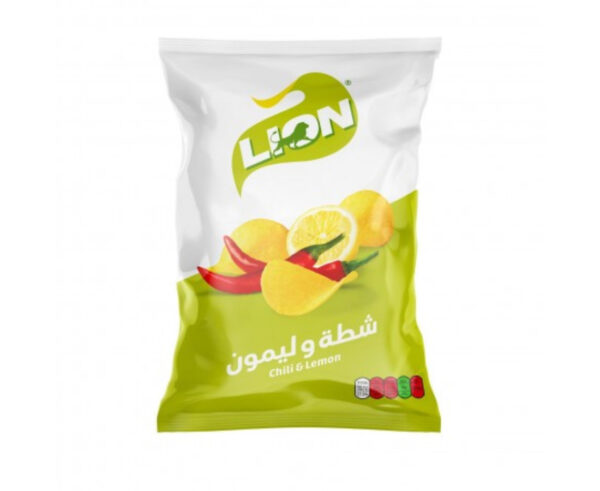 شيبس ليون شطة وليمون 50غم