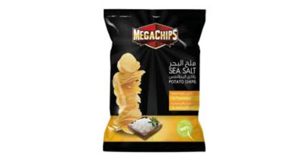 ميجا شيبس بنكهة ملح البحر 1*21