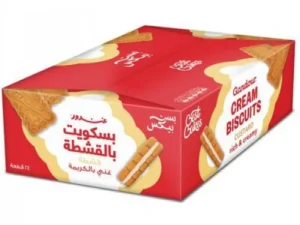 بسكويت غندور بالقشطة 1*24